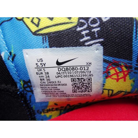 Nike Kyrie 8 GO Black Blue Red GS DQ8080-012 Size 5.5Y New In Box - Picture 10 of 12